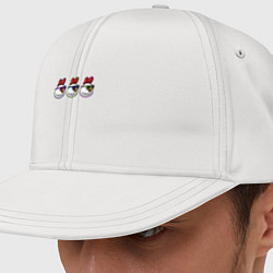 Кепка-снепбек Чикен Ган - цыплята, цвет: белый