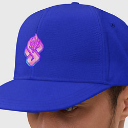 Кепка-снепбек Стендофф - фиолетовый дракон, цвет: синий