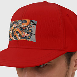 Кепка-снепбек Dragon wild, цвет: красный