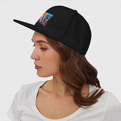 Кепка-снепбек Подводный мир медузы, цвет: черный — фото 2