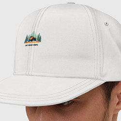 Кепка-снепбек Поездка по бездорожью, цвет: белый