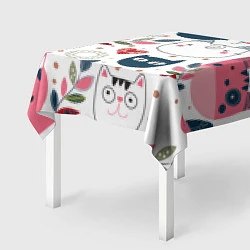 Скатерть для стола Funny cats, цвет: 3D-принт — фото 2