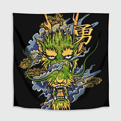 Скатерть для стола Зеленый дракон, цвет: 3D-принт