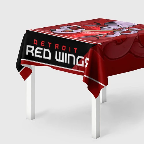Скатерть для стола Detroit Red Wings / 3D-принт – фото 2
