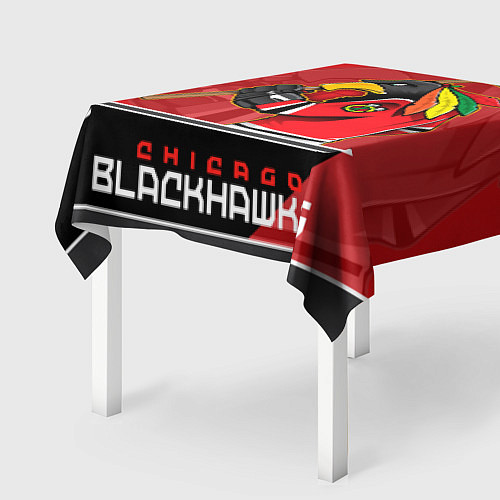 Скатерть для стола Chicago Blackhawks / 3D-принт – фото 2