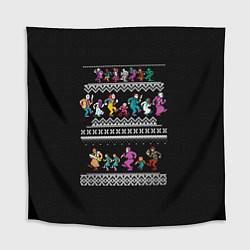 Скатерть для стола Новогодний свитер Злодеи, цвет: 3D-принт