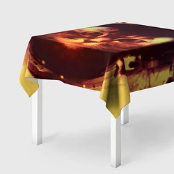 Скатерть для стола Кот космонавт, цвет: 3D-принт — фото 2