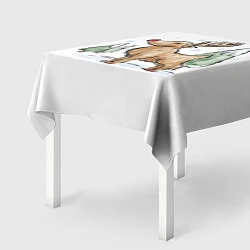 Скатерть для стола Оленёнок Рудольф, цвет: 3D-принт — фото 2