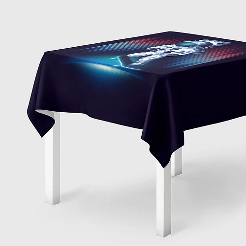Скатерть для стола Космический скейтбордист / 3D-принт – фото 2