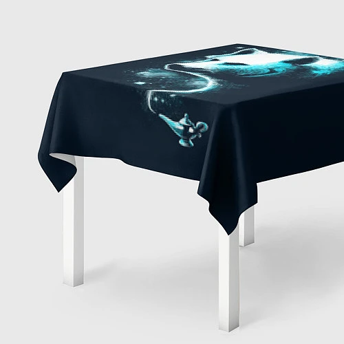 Скатерть для стола Галактический волк / 3D-принт – фото 2