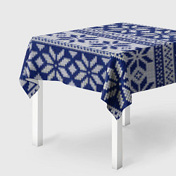 Скатерть для стола Синий свитер, цвет: 3D-принт — фото 2