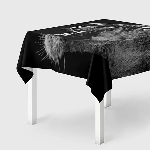 Скатерть для стола Рык львицы / 3D-принт – фото 2