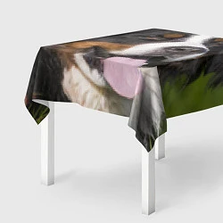 Скатерть для стола Бернский зенненхунд, цвет: 3D-принт — фото 2