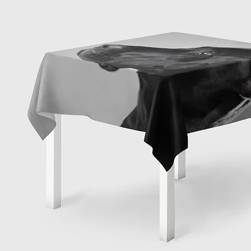 Скатерть для стола Черненый дог / 3D-принт – фото 2