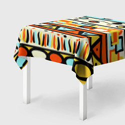 Скатерть для стола Узор Африки, цвет: 3D-принт — фото 2