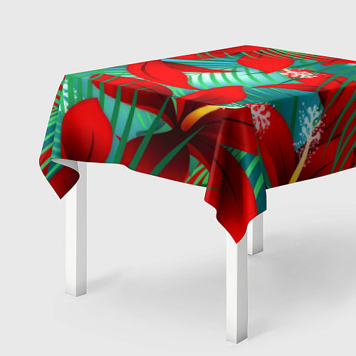 Скатерть для стола Red Flower / 3D-принт – фото 2