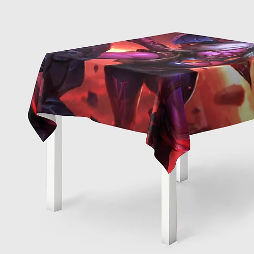 Скатерть для стола Red Vi / 3D-принт – фото 2