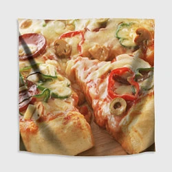 Скатерть для стола Пицца 2, цвет: 3D-принт