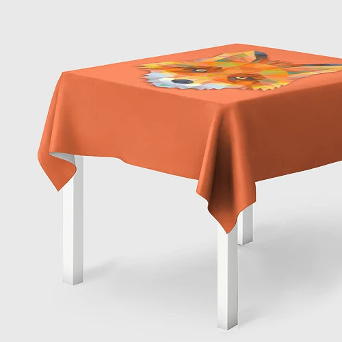 Скатерть для стола Геометрическая лиса / 3D-принт – фото 2