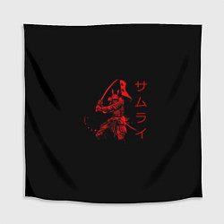 Скатерть для стола Японские иероглифы - самурай, цвет: 3D-принт