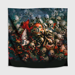 Скатерть для стола Warhammer 40k: Skulls цвета 3D-принт — фото 1