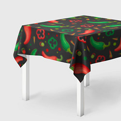 Скатерть для стола Перчики, цвет: 3D-принт — фото 2