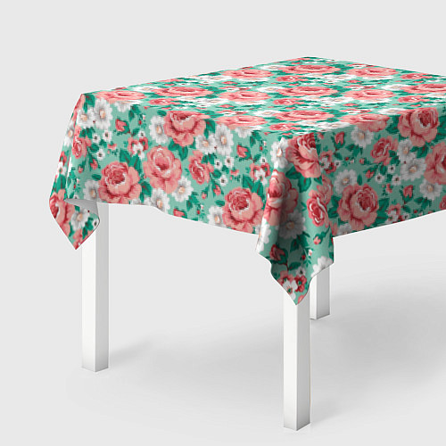 Скатерть для стола Розы / 3D-принт – фото 2