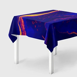 Скатерть для стола Ультрафиолетовые разводы, цвет: 3D-принт — фото 2