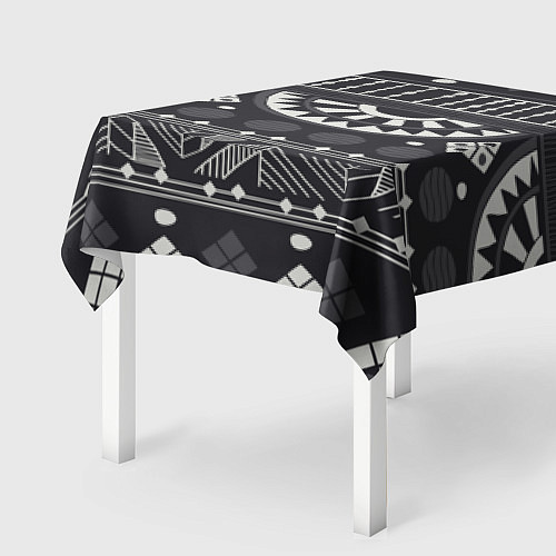 Скатерть для стола Black&White africa / 3D-принт – фото 2