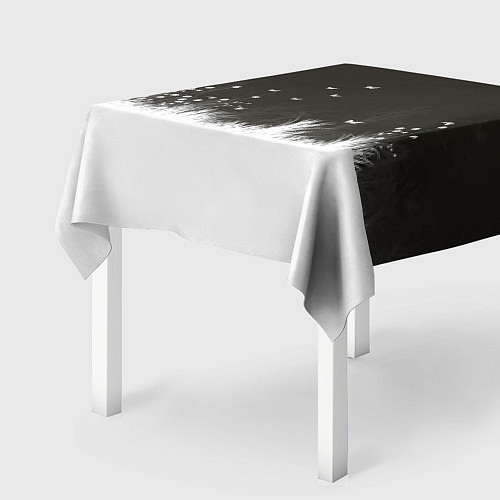 Скатерть для стола Ночная полянка / 3D-принт – фото 2