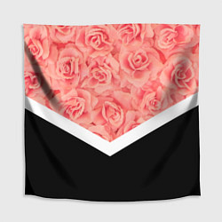 Скатерть для стола Розовые розы, цвет: 3D-принт
