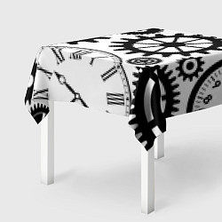 Скатерть для стола Часы и шестеренки, цвет: 3D-принт — фото 2