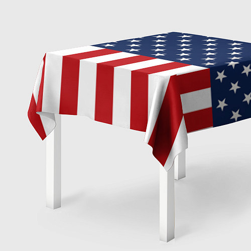 Скатерть для стола Флаг США / 3D-принт – фото 2