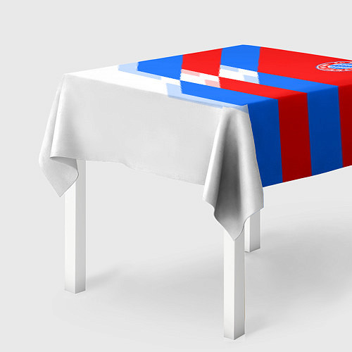 Скатерть для стола Bayern FC: White style / 3D-принт – фото 2
