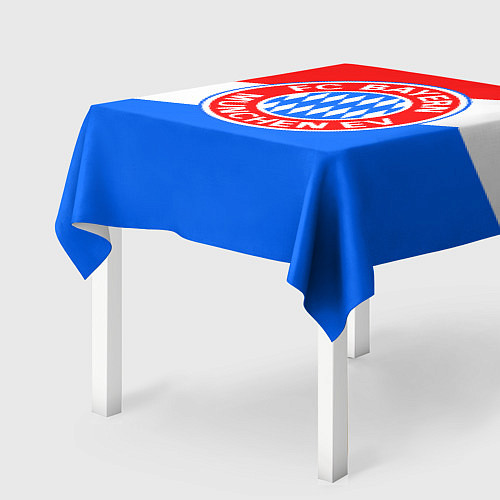 Скатерть для стола FC Bayern: tricolor / 3D-принт – фото 2