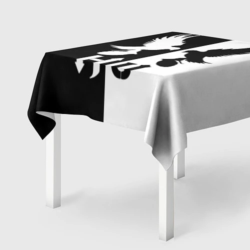 Скатерть для стола HU: Black & White / 3D-принт – фото 2