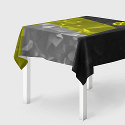 Скатерть для стола BVB FC: Dark polygons, цвет: 3D-принт — фото 2