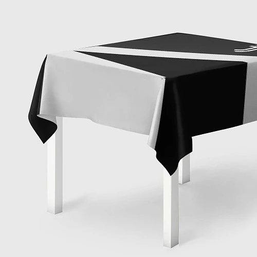 Скатерть для стола FC Juventus: Sport Geometry / 3D-принт – фото 2