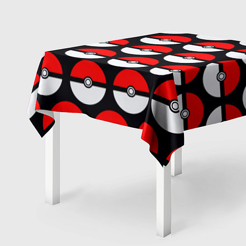 Скатерть для стола Pokeball Pattern / 3D-принт – фото 2
