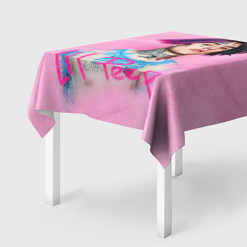 Скатерть для стола Lil Peep: Pink Style / 3D-принт – фото 2