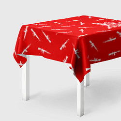 Скатерть для стола PUBG: Red Weapon, цвет: 3D-принт — фото 2