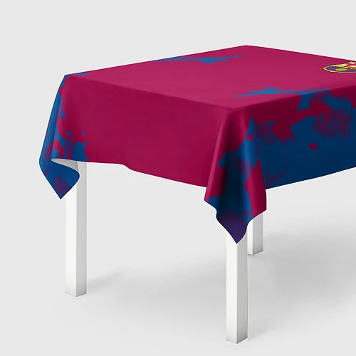 Скатерть для стола FC Barcelona: Purple Original / 3D-принт – фото 2