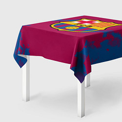 Скатерть для стола FC Barcelona: Purple & Blue, цвет: 3D-принт — фото 2