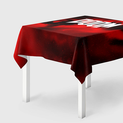 Скатерть для стола DOOM: Red Fog / 3D-принт – фото 2