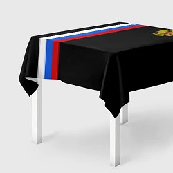 Скатерть для стола Россия: Линия триколор, цвет: 3D-принт — фото 2