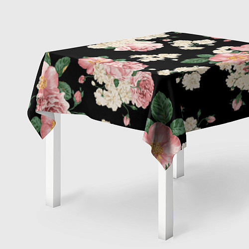 Скатерть для стола Floral Pattern / 3D-принт – фото 2