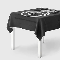 Скатерть для стола FC Real Madrid: Grey Abstract, цвет: 3D-принт — фото 2