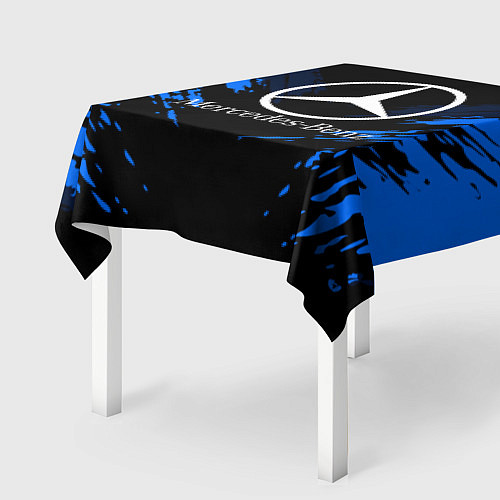 Скатерть для стола Mercedes-Benz: Blue Anger / 3D-принт – фото 2