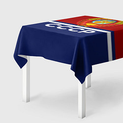Скатерть для стола СССР: Спортсмен, цвет: 3D-принт — фото 2