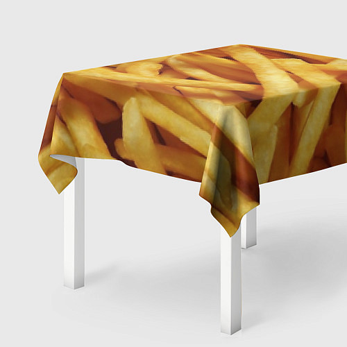 Скатерть для стола Картофель фри / 3D-принт – фото 2